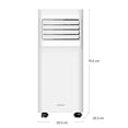 thumbnail image 2 of Aire Acondicionado Portátil Vissani Deshumidificador y Ventilador 3 en 1 con Control Remoto 5000 BTU Reacondicionado, 2 of 10