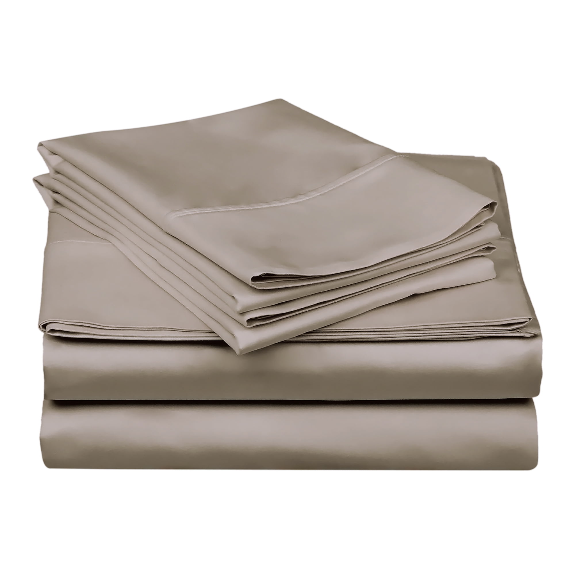 300 Thread Count Egyptian Cotton Solid Deep Pocket Sheet and Pillow