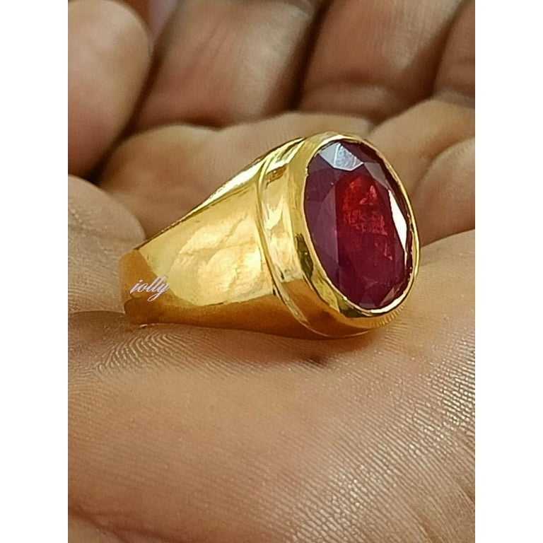 14k Yellow gold Ruby ring hot