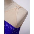 thumbnail image 6 of Miaeowve Kids Girls Figure Ice Skating Dress Rhinestones Sleeveless Gymnastic Leotard Ballet Tutu Royal Blue 16, 6 of 7