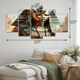 thumbnail image 4 of Designart "Echoes of Ancient Egypt" Egypt Metal Wall Art Set, 4 of 5