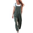thumbnail image 3 of Biekopu Women’s Long Jumpsuit Casual Sleeveless Solid Color Baggy Romper Pants Overalls with Pockets, 3 of 4