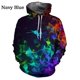 thumbnail image 3 of Sudadera con capucha con estampado geométrico en 3D para hombres y mujeres, sudaderas con capucha divertidas, hipnóticas, coloridas, informales, geniales, para parejas, 3 of 5