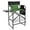 Dark Green/Black, variant on YEXJ 26" Tall Directors Chair Height Seat Folding with Side Table Storage Bag, Support for 300Lbs Portable Makeup Artist Chair with Bar Height(Blue/Black)