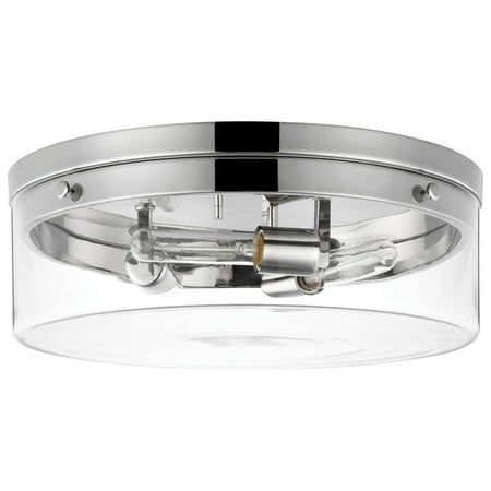 

Nuvo Lighting 60/7538 Intersection 2 Light 17 Wide Flush Mount Drum Ceiling Fixture -
