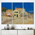 thumbnail image 2 of Home Decor Art Canvas, Reproduction Poster, Oil Painting Print, The Yellow House, Street Landscape Poster, Famous Canvas Decor, Canvas Wall Decor - Black Framed, 2 of 9