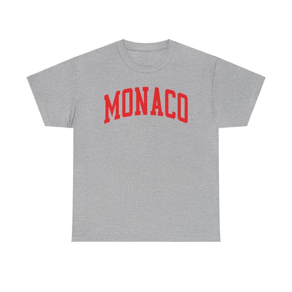 Monaco Shirt Gifts Tshirt Tee Crew Neck