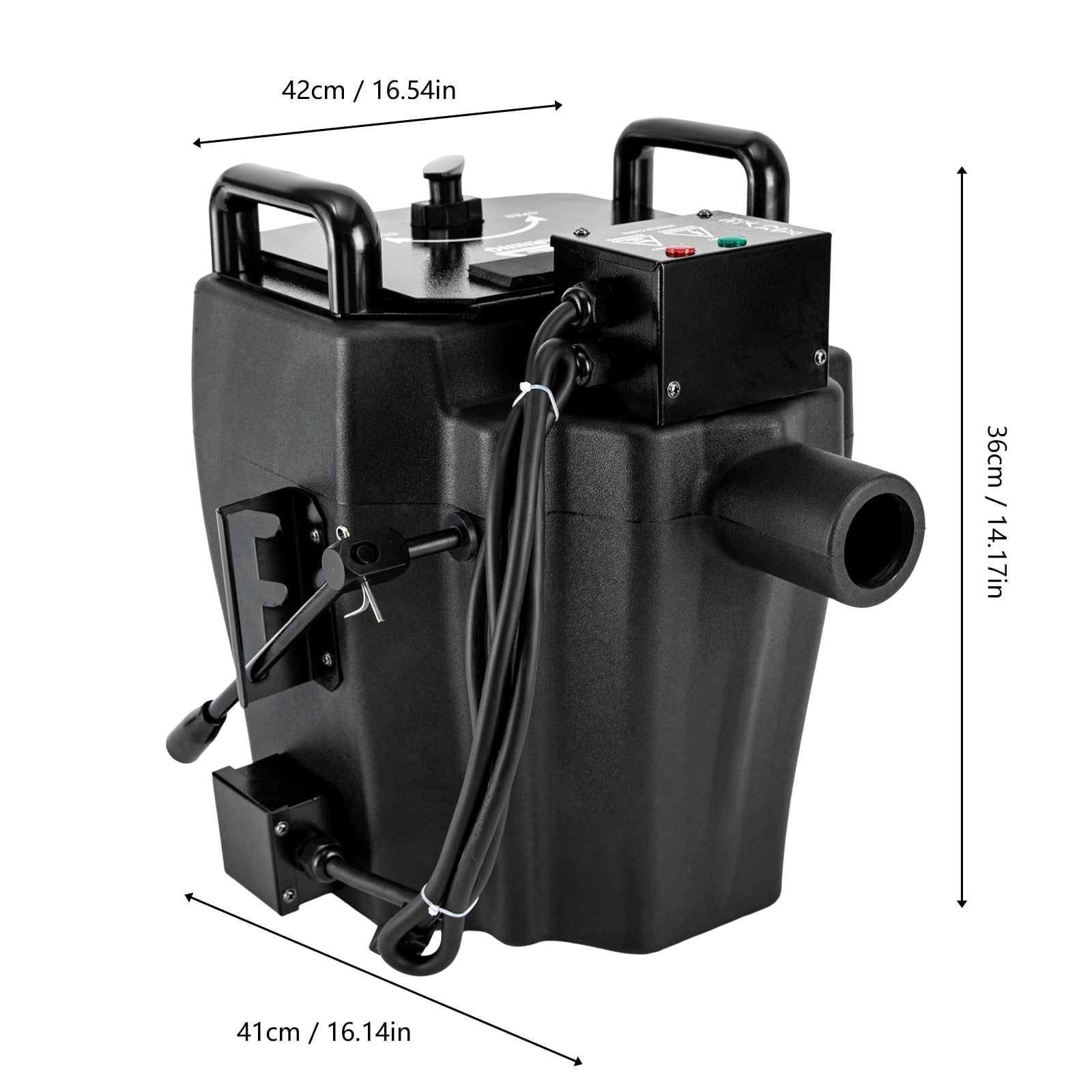 DJ Stage Effect Dry Ice Machine 3500w Low Smoke Machine for Wedding Party Black