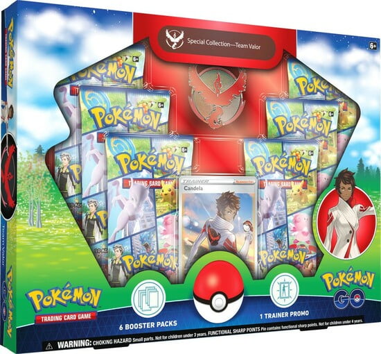 Pokemon Go Special Collection Team Valor Box Walmart Com