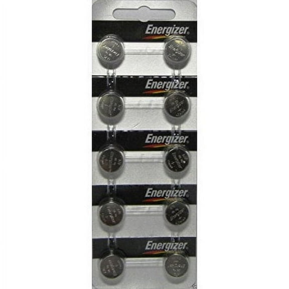 10 Fresh Genuine Energizer Lr44 A76 357 1.5v Alkaline Coin Cell Button Batteries
