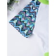 thumbnail image 3 of YONGHS Kids Girls Flower Print Short Sleeve Swimming Dress for Beach Swim Class Sunsuit Swimwear Yellow Green 4, 3 of 7