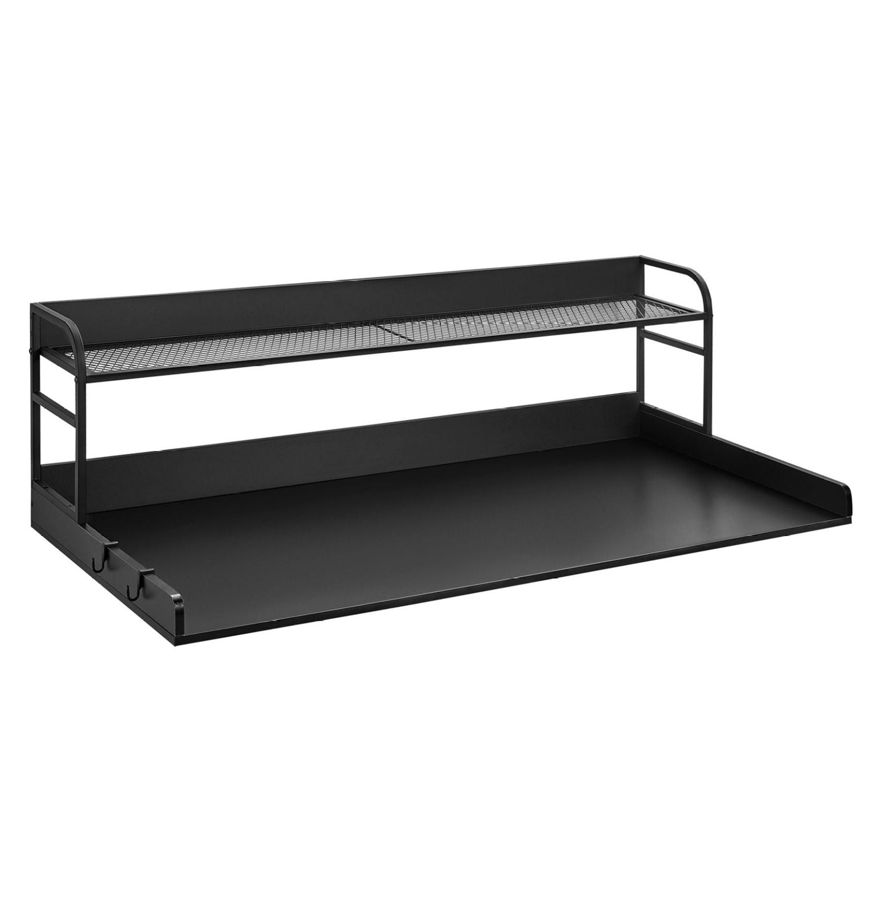 Washer Dryer Countertop 54x27", Laundry Topper with Shelf, Water Resistant, Black