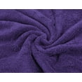 thumbnail image 6 of American Soft Linen Turkish 6 Piece Towel Set, 100% Cotton Premium Soft Bathroom Towels, Purple, 6 of 10