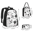 thumbnail image 2 of Balery Cute Cow and Milk Stains Mochila Escolar 3 en 1 para Niños - Mochila Resistente con Lonchera Térmica y Estuche - Mochila Escolar para Niños y Niñas, 2 of 7