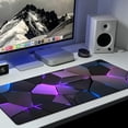 thumbnail image 1 of HLONK 1pc XL/XXL Polyester Geometric Glow Pattern Mouse Pad  Large Durable Gaming Keyboard  with Precision Stitching  Non-Slip Rubber Backing - Ideal for Home  Office  Gaming Room  and Gi, 1 of 7