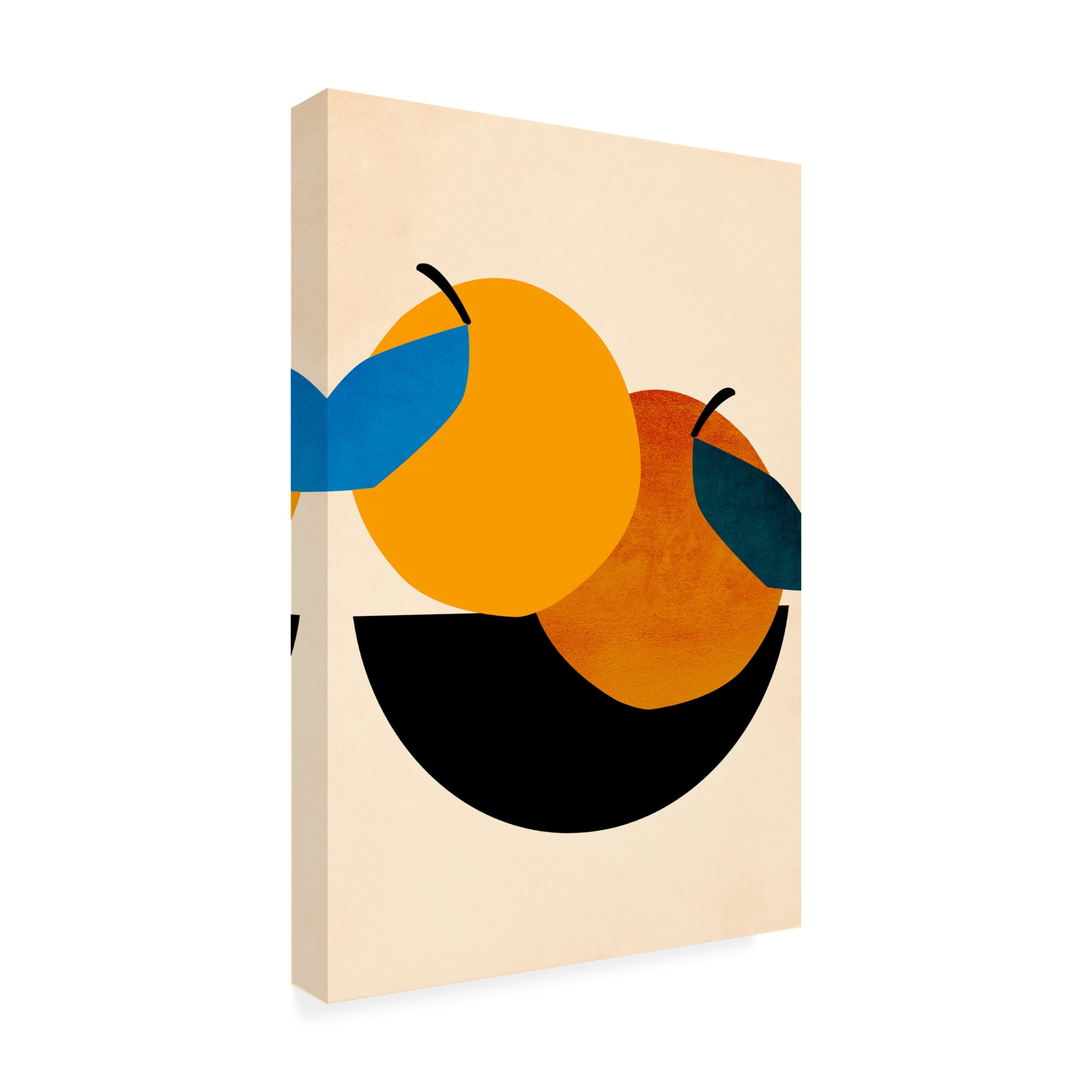 Trademark Fine Art Kubistika Two Oranges Canvas Wall Art