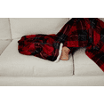 thumbnail image 5 of ClimateRight by Cuddl Duds Foot Pocket Plush Throw - Red Buffalo Plaid, Size 50" x 70", 5 of 7