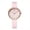 Pink, variant on Student's Round Quartz Watch - Durable Silicone Strap & Stainless Steel Case