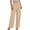 Apricot, variant on Wide Leg Pants for Women Summer Smocked Waisted Palazzo Pants Baggy Flowy Trousers, XS-XL