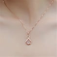 thumbnail image 6 of Teissuly Jewelry Clavicle Crystal Lady Pendant Female New Choker Fashion Chain Gold, 6 of 7