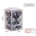 thumbnail image 2 of Juego de adornos de bolas de Navidad, decoraciones de árbol de Navidad , adornos de árbol colgantes a granel para decoración de Navidad(Gris)(1 pieza), 2 of 5