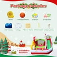 thumbnail image 3 of Christmas Inflatable Bounce House for Kids 2-12,Bouncy House for Indoor Outdoor with Blower Christmas Bouncy Castle Jumping Area Climbing Wall Basketball Hoop Christmas Party Gift, 3 of 7