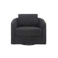 thumbnail image 2 of MINCETA Accent Chairs,Oversized 360 Swivel Armchair(Seat Area:25.6"D x 26.8"W),Modern Comfy Reading Chairs for Living Room with Metal Base,Performance Fabric in Charcoal Gray, 2 of 5