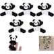 thumbnail image 2 of 6 imanes de nevera con forma de panda, bonitos imanes de nevera con forma de panda de peluche, imanes para pizarra de borrado en seco, 2 of 5