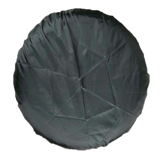 Comily Plus+ - Juego De 4 Fundas Para Neumáticos De Repuesto De Poliéster 210D, Bolsas De Almacenamiento Con Asa Para Neumáticos De 16 A 18 Pulgadas De Diámetro, Color Negro
