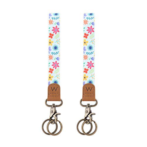 Creative Keychain Lovely Giraffe Retro Woven Faux Leather Key Ring Gift Supply T 