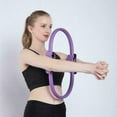 thumbnail image 2 of Dual Grip Pilates Ring Body Sport Exercise Fitness Weight Yoga Tool Magic Circle, 2 of 4