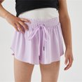 thumbnail image 3 of ATAIKU 5-12Y Girls Butterfly Shorts Flowy Athletic 2 in 1 Cheer Tennis Skirt Shorts Running Dance Preppy Kids Clothes, 3 of 7