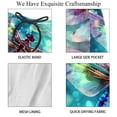 thumbnail image 4 of luoweisi Men's Beach Shorts Quick Dry Swim Trunks with Mesh Lining Dragonfly L, 4 of 5