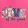 thumbnail image 2 of For the Love of the Game Sports Men's Graphic T-Shirt, Neon Pink, Small, 2 of 5