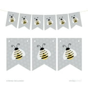 Pennant Party Banner Honey Bee Bumblebee