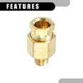 thumbnail image 7 of Unique Bargains1 Pc M8x1 Universal Brass Fitting Compression - Car Fit 8mm - Brass Gold Tone, 7 of 7