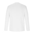 thumbnail image 4 of yoeyez Men's Sun Protection Shirts Solid Color Long Sleeve Sunscreen Shirt Lightweight Breathable Spf Rash Guard for Fishing Hiking Swimming Running White,XL, 4 of 7