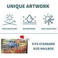 thumbnail image 4 of Spring Blue Truck On The Farm Mailbox Covers Magnetic Standard Size 25.5" X 21",Colorful Spring Summer Floral Mailbox Wraps Post Letter Box Cover for Holiday Garden Yard Decor, 4 of 6