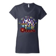 thumbnail image 2 of Wild Bobby Its Okay to Be Different | Train Autism Awareness Women Standard V-Neck Tee, 2 of 6