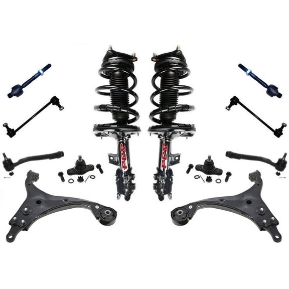 Front Suspension and Chassis 12 pc Kit for Hyundai Elantra 2.0L 2009-2010