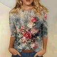thumbnail image 2 of White Summer Tops for Women 2025 Women Blouses for Work Under 15 Work Out Shirts Gym Loose Crop, 2 of 5
