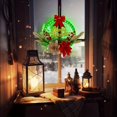 thumbnail image 4 of Glow Simulation Garland, Fake Flower Wall Hanging Door Decoration, Window Holiday Hanging Decorations, Outdoor Rattan Pendant, Christmas Glow Red Fruit Hanging Ornaments Decorations, 4 of 4