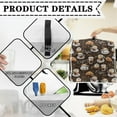 thumbnail image 7 of ZIATUBLES Kitchen Mixer Dust Cover Comfort Polyester Decor Cover Compatible with 6-8 Quart Multi-Functional Home Accessories with Front Pockets, Coffee Croissant Dark Brown, 7 of 7