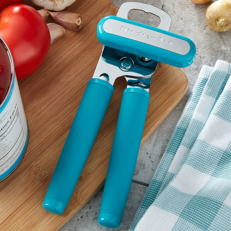 KitchenAid Gourmet Multifunction Can Opener / Bottle Opener, 8.36-Inch, Blue Velvet