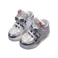thumbnail image 3 of MYShe Kids Fashion Sneaker Athletic Running Shoe with One Strap |Boys - Girls|(Toddler/Little Kid) Toddler Girl Sneakers Silver,Size 7.5, 3 of 7