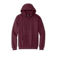 thumbnail image 4 of Gildan Unisex Softstyle Hooded Sweatshirt, Cozy Midweight Fleece Pullover Hoodie, Maroon, S, 4 of 5