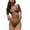 Army Green, variant on Ruffle Bikini for Women with Side Ties & Frill, Adjustable Fit, Adds Playful Movement, Perfect for Photos. Yellow S