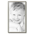 thumbnail image 2 of ArtToFrames 14x25" Silver with Stained Grey Picture Frame, Silver Wood Poster Frame, with Regular Acrylic and 2 (FBPL-4767), 2 of 7