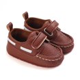 thumbnail image 1 of 0-18 Meses Zapatos Sólidos Antideslizantes Para Bebés Recién Nacidos Suaves Para De Cuero Prewalker Cómodos Para Zapatillas De Deporte, 1 of 4