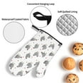 thumbnail image 3 of Haiem Funny Chicken Print Extra Long Oven Mitts and Pot Holders 4pc Sets: Heat Resistant Silicone Oven Mittens with Mini Oven Gloves and Hot Pads Potholders, 3 of 6